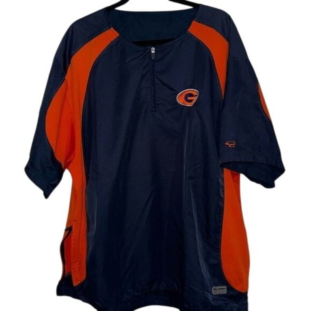 Boombah 3XL Navy & Orange Athletic Pullover Shirt